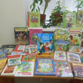 Книги подаренные детской библиотеке 
