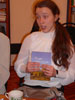 Евгения Гарвардт читает своё стихотворение посвящённое любимой учительнице - Ольге Николаевне Бурчевской.