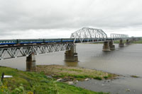 Железнодорожный мост через Северную Двину.