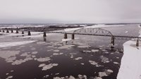 Железнодорожный мост через Малую Северную Двину. | Фото П. Логинова. 2022 г.
