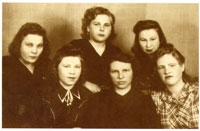 Работницы вагонного депо Котлас. 1943 г. | Фото из книги «Летопись Северной магистрали».