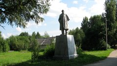 Памятник В. И. Ленину в Шипицыно. Фото О. Анисимовой. 2018 г.