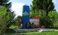 Памятник погибшим воинам-односельчанам в деревне Медведка. Фото О. Анисимовой. 2016 г.