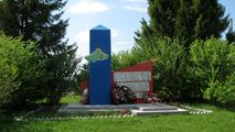 Памятник погибшим воинам-односельчанам в деревне Медведка. Фото О. Анисимовой. 2016 г.